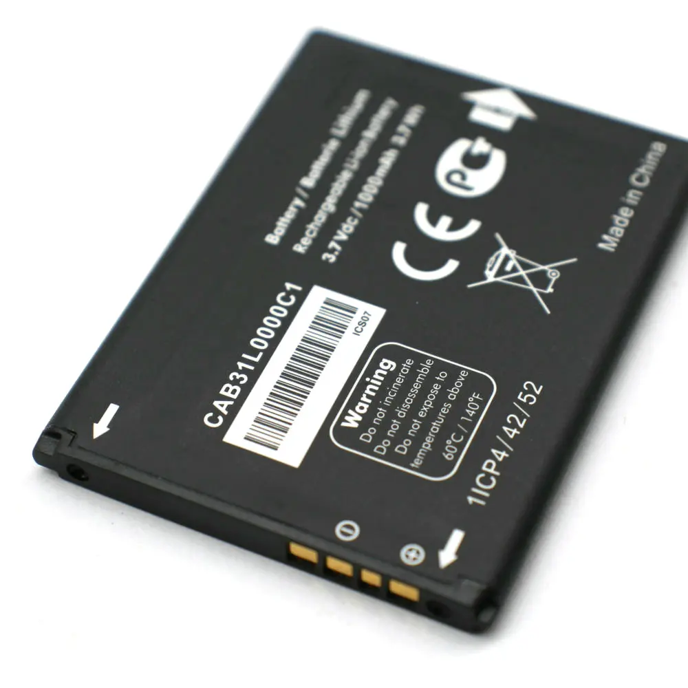 1 шт. новый оригинальный аккумулятор CAB31L0000C1 CAB31L0000C2 для Alcatel i808 / TCL T66 A890 мобильный