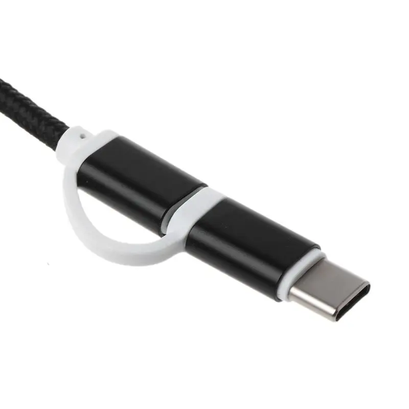 2в1 автомобильный Micro usb type C кабель передачи данных для быстрой зарядки для samsung Oneplus Xiaomi huawei htc SONY Автомобильный Кабель