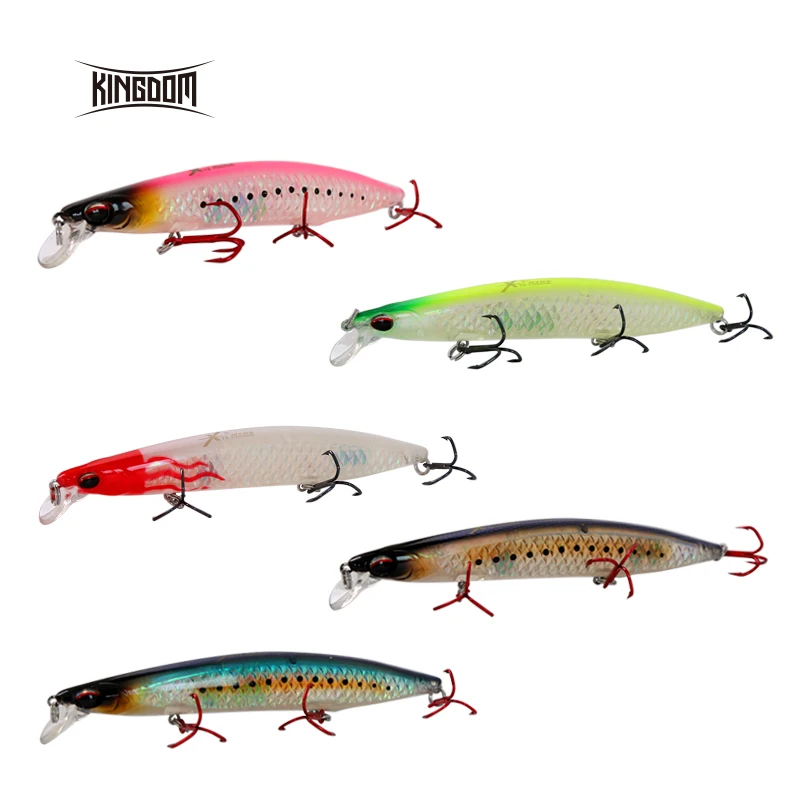Королевство Рыболовная Приманка Minnow твердая приманка 8 г 95 мм 20 125 27 140 плавающие