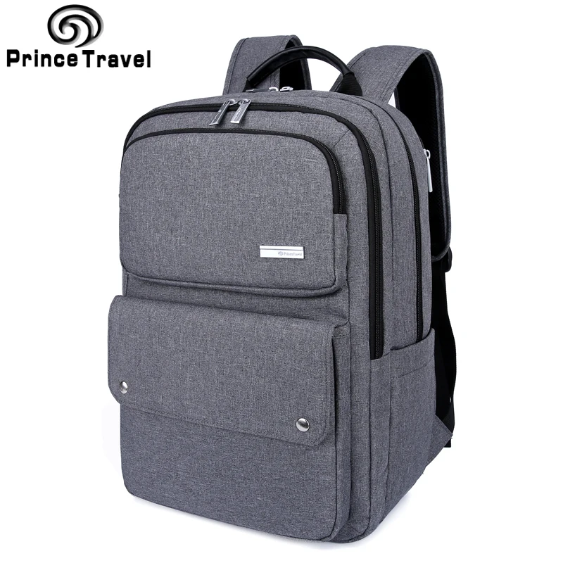 Вместительный рюкзак Prince для мужчин деловой из ткани Оксфорд ноутбука 15 16 дюймов