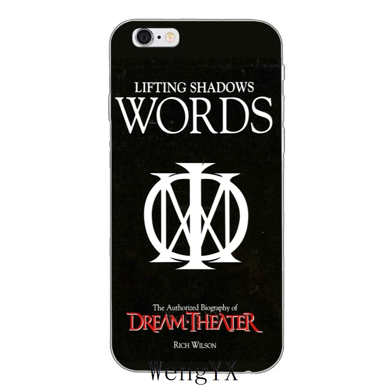 Тонкий силиконовый мягкий чехол для телефона с логотипом dream theater iPhone 4 4s 5 5s 5c SE 6 6s
