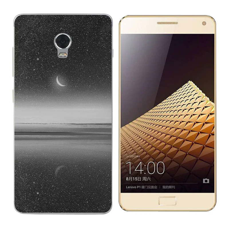 Задний Чехол для Lenovo Vibe P1 Const с принтом мягкий силиконовый чехол Fundas P1a42 P1c72 P1c58 Coque 5