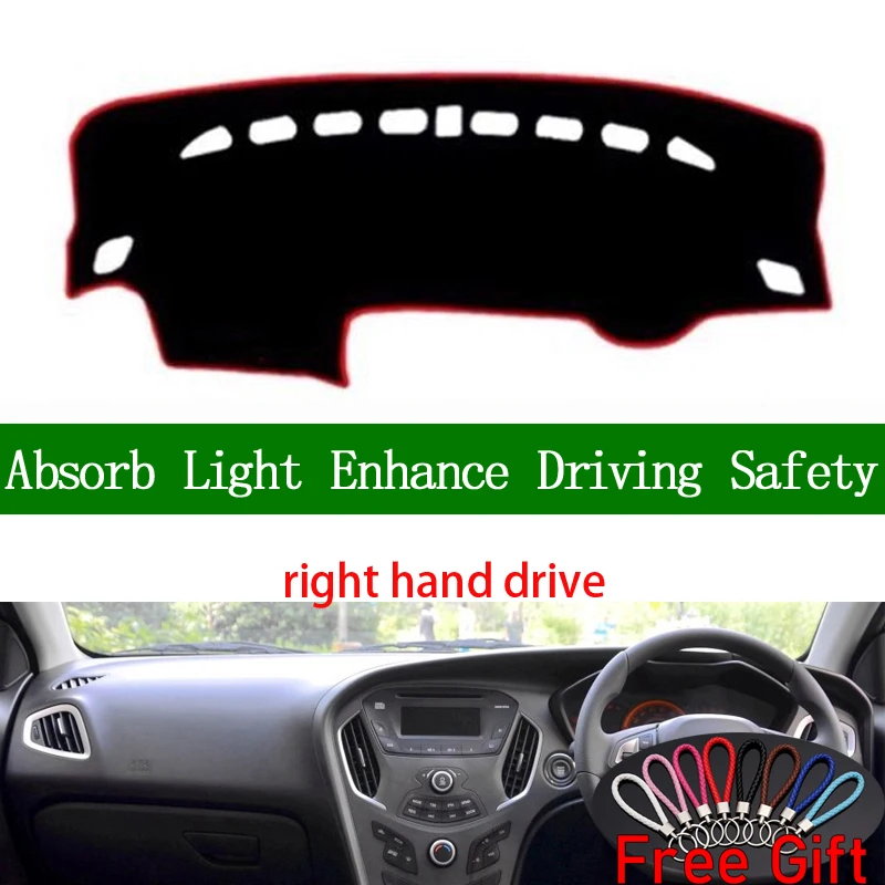 

For GAC Trumpchi GA3 GA3S 2013 2014 2015 2016 Right Hand Drive Dashboard Cover Car Stickers Dash Mat Carpet Interior Accessories