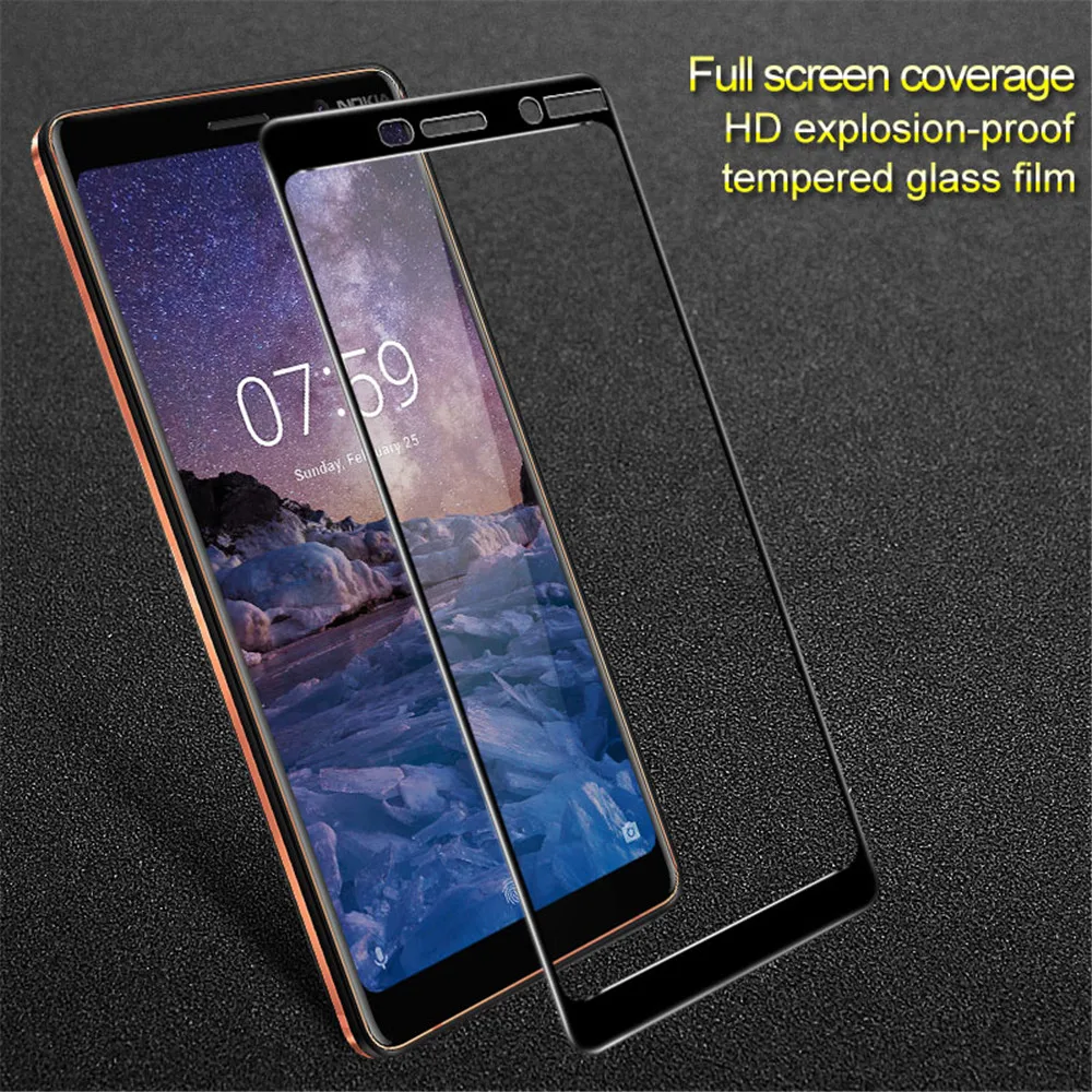 Imak Для Nokia 7 Plus стеклянная пленка 6 0 дюймов полное покрытие закаленное стекло для +