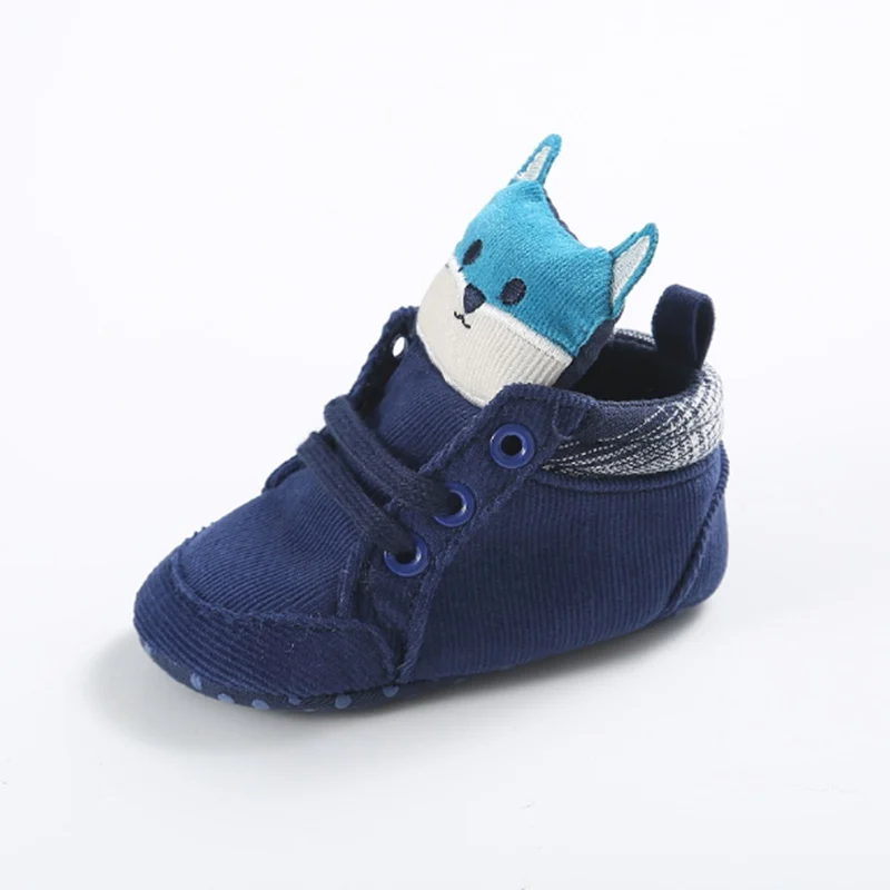 0-18 м Детские кроссовки милый мультфильм лиса Neonata Scarpe малыш Chaussure семья мальчик детские пинетки обуви для малышей Девочка детская обувь