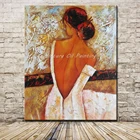 Mintura художественная самодельная фигурка женщины, картина маслом на холсте, современные абстрактные настенные картины для гостиной, домашний декор