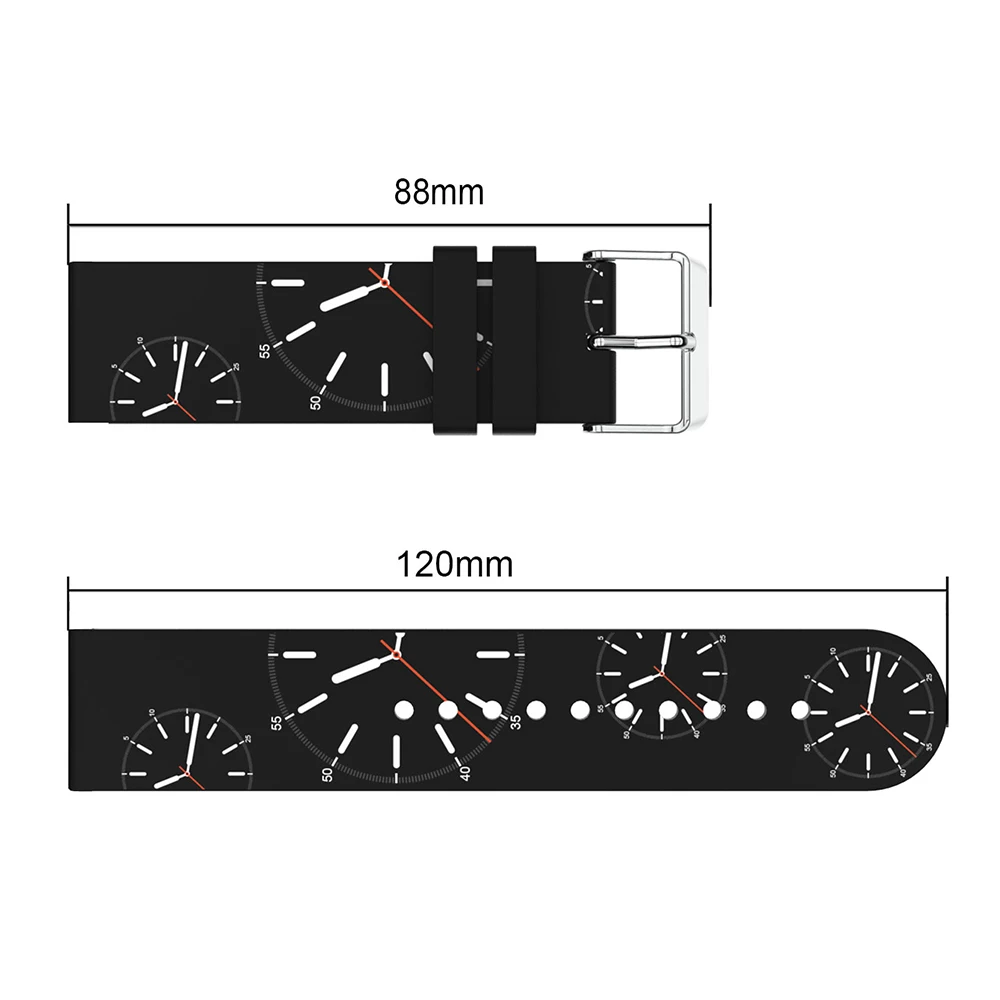 Bands For Samsung Gear S3 Frontier/Classic Watch Individuality Fashion Style Replecement Theme Printing Silicone Strap 22mm | Наручные