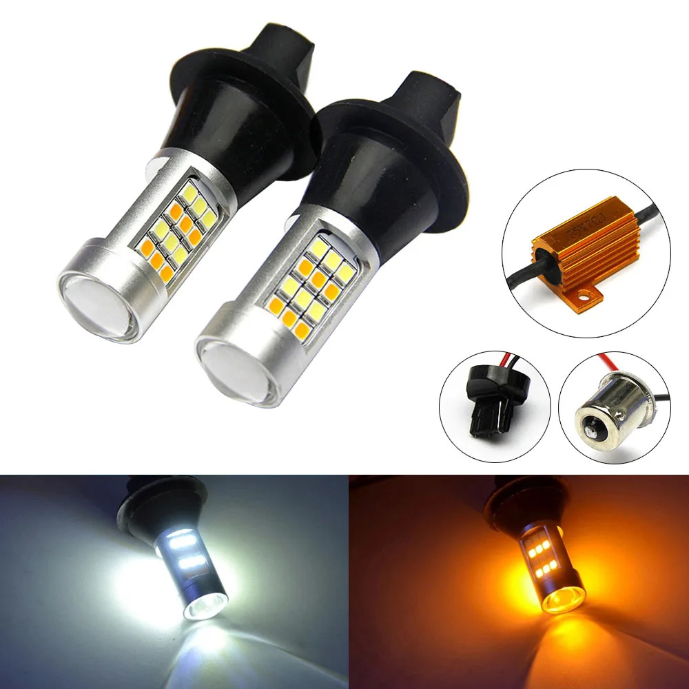Canbus переключасветодиодный Светодиодная лампа 42smd T20 7440 P21W 1156 BA15S BAU15S