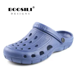 Сандалии мужские кожаные, легкие, дышащие, летние, сабо из ЭВА, 2020