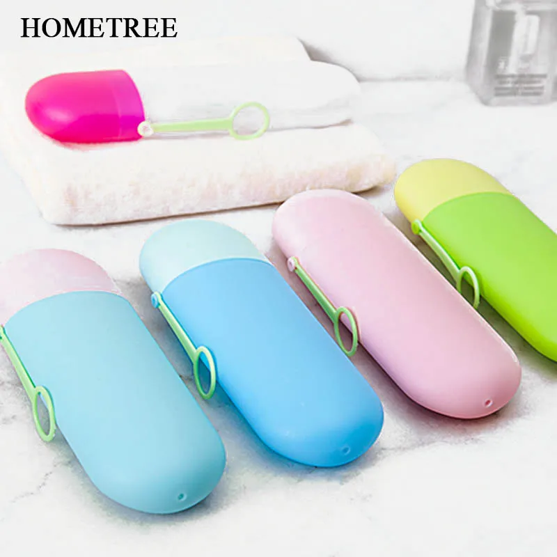 

Portable Toothbrush Case Travel Camping Protect Storage Box Tooth Toothbrush Cover Toothpaste Organizer Toothbrush Holder H774