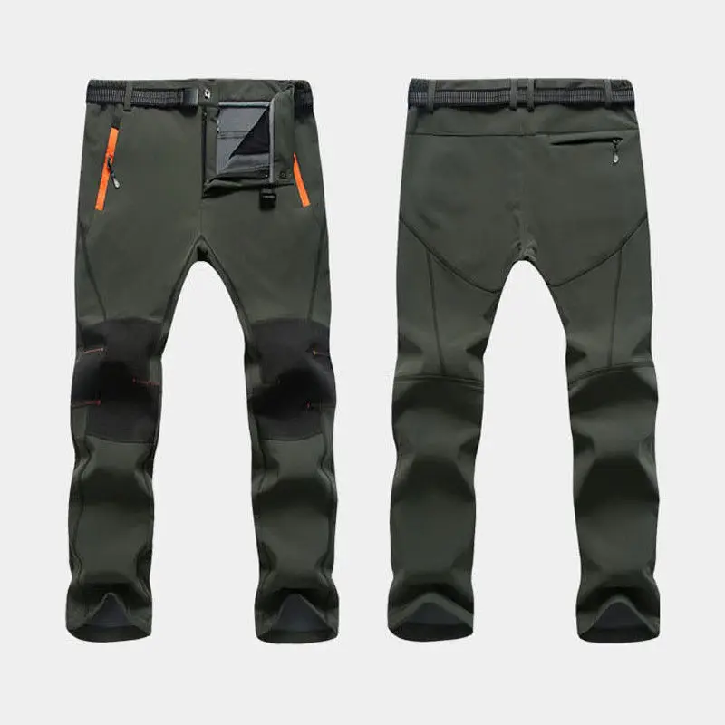 SJ-Maurie S-4XL, уличные мужские лыжные брюки, женские походные лыжные брюки, флисовые водонепроницаемые ветрозащитные термо треккинговые брюки