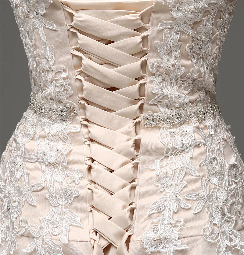 Forevergracedress настоящая фотография Элегантное свадебное платье Милая Аппликация
