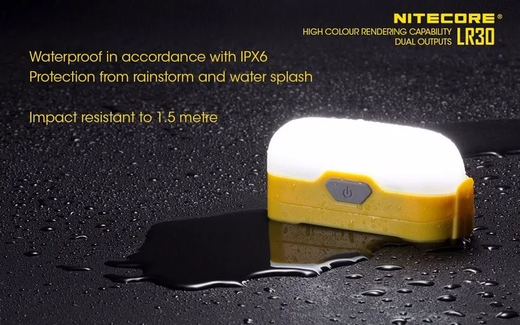 Распродажа~ NITECORE LR30 высокий CRI LEDx6 наружный светильник-вспышка софтбокс профессиональный белый/красный двойной светильник