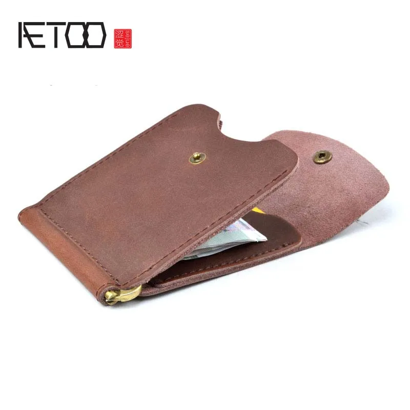 Кошелек AETOO мужской с зажимом для денег|men money clip|wallet mens clipsclip clip |