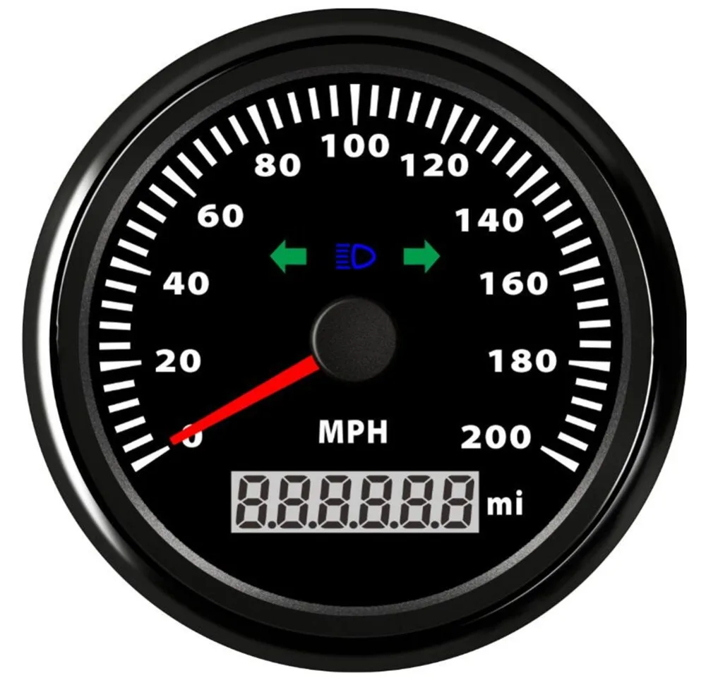 1 шт. Новое поступление 85 мм 0 200MPH спидометры GPS скорость Mileometers Автомобильные