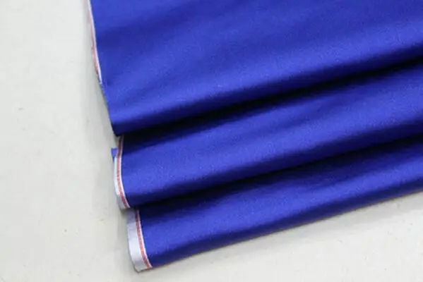NO16 blue CF56 1 ярд сплошной шелковой ткани парча жаккардовая ткань свадебная декоративная Праздничная Ткань для шитья DIY шарф ручной вязки или платья - Цвет: NO16 blue