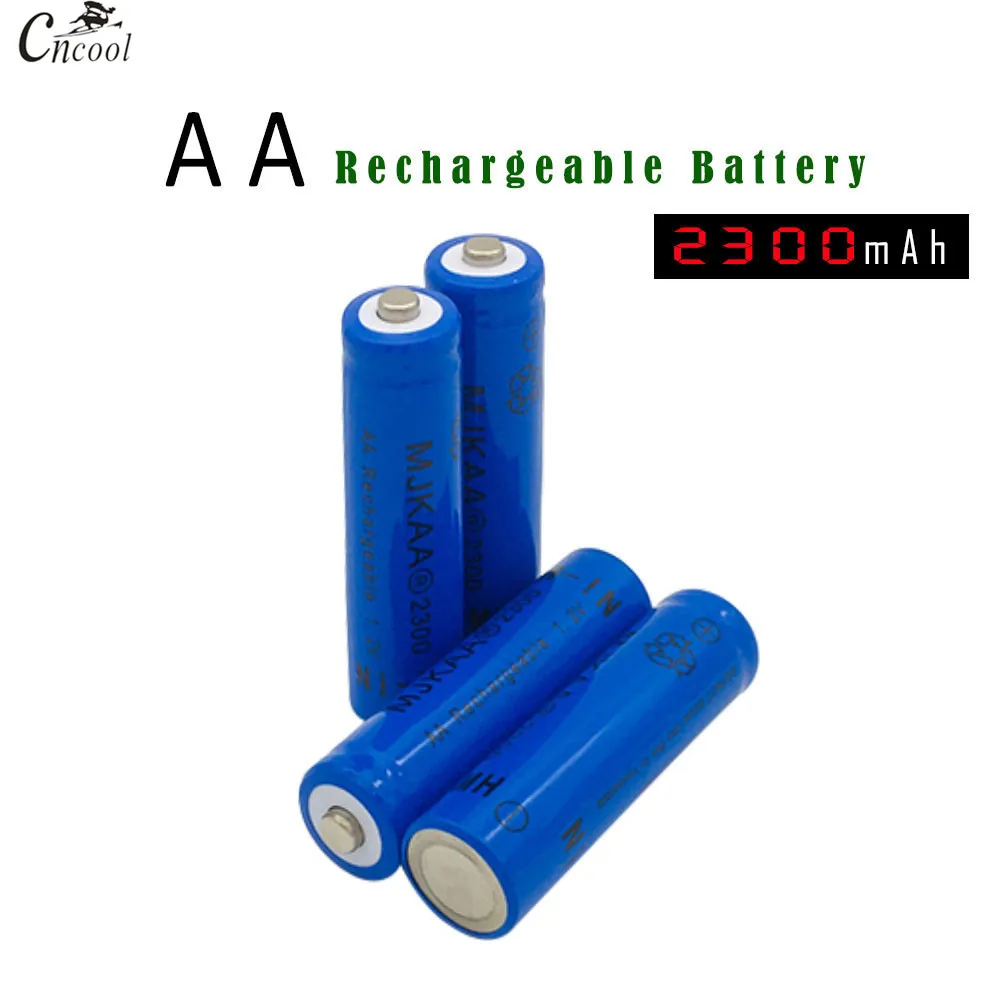 4 шт много Ni MH 2300 mAh AA батарейки 1 2 V аа 7 # Перезаряжаемые Батарея для камеры