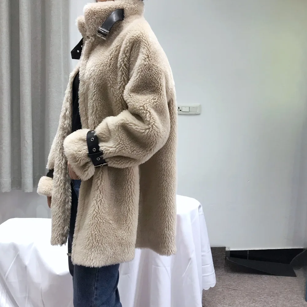 Новинка 2018 модное зимнее шерстяное пальто женское утепленное верхняя одежда