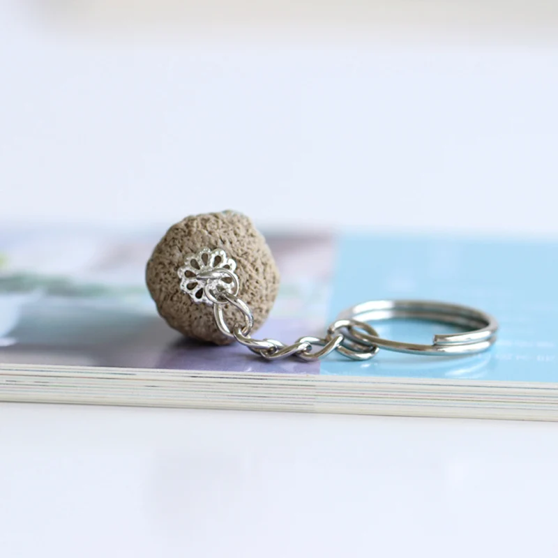 Miage 4 цвета Милая ручная работа Китай Керамическая гайка желудь кулон брелок