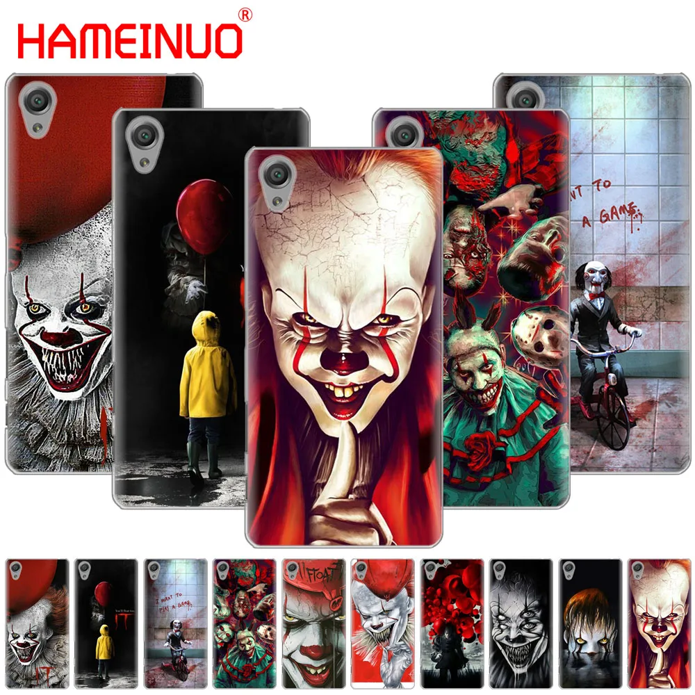 HAMEINUO клоун ужас это чехол для телефона для sony xperia C6 XA1 XA2 XA ULTRA X XP L1 L2 X XZ1 compact XR/XZ PREMIUM