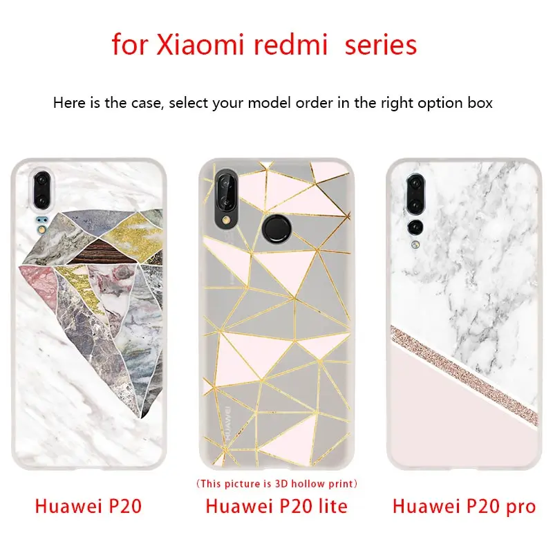 Шикарные розовые мраморные Симпатичные мягкие чехлы для Huawei P40 P30 P20 Pro P10 Lite E Plus P
