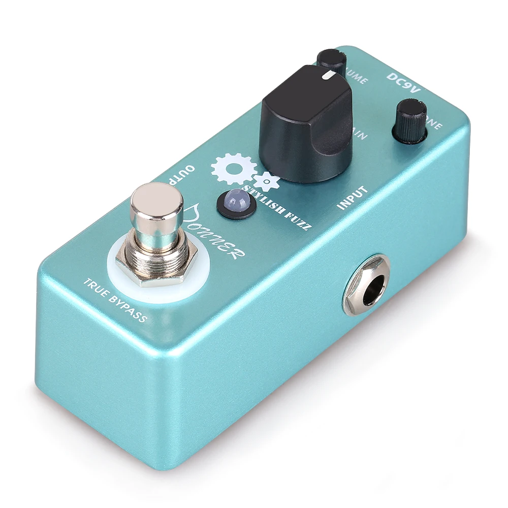 Donner педаль электрогитары мини традиционный Фуз-эффект алюминиевый сплав