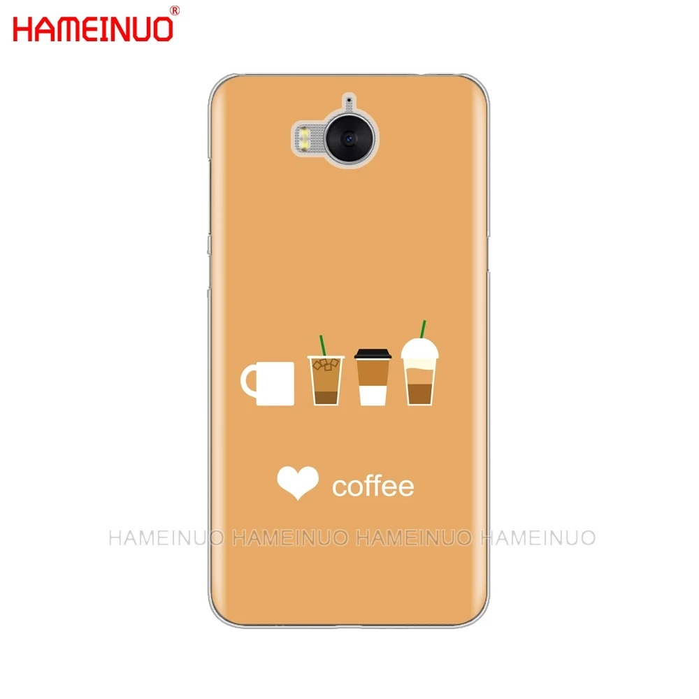 HAMEINUO чехол для сотового телефона с кофейным рисунком huawei honor 3C 4X 4C 5C 5X 6 7 Y3 Y6 Y5 2 II Y560
