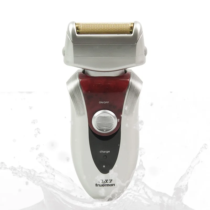 Silver Red Black Trueman станок для бритья Бритва для лица Мужская электробритва тример аккумуляторная электрическая бритва-триммер для мужчин Oneblade RSCF-8101 - Цвет: Silver Red Black