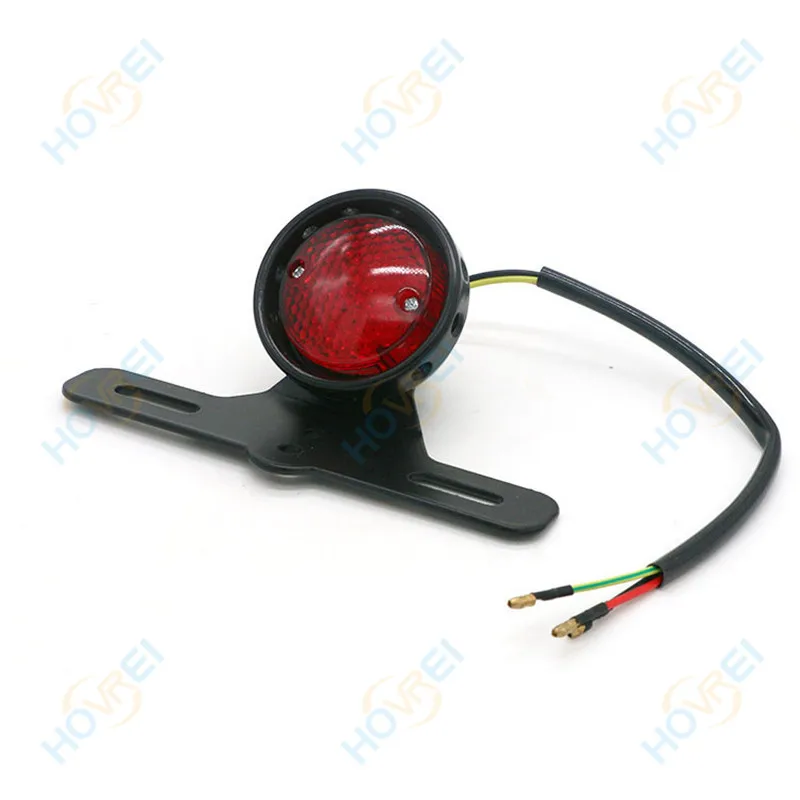 Universal Motorcycle retro LED Taillight brake light License Number Plate Light stop lamp for Harley Honda Cafe Racer |
