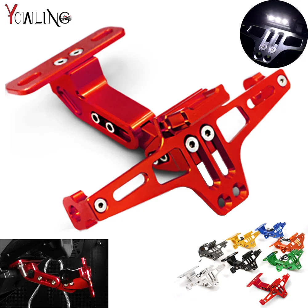 Motorcycle Adjustable Angle License Number Plate Frame Holder Bracket For ducati 999/S/R 749/S/R S4RS1198/S/R 848 /EVO GT 1000 | Автомобили