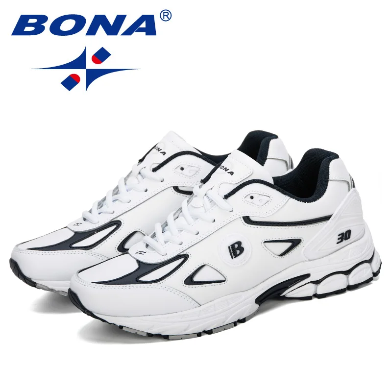 BONA/; мужские кроссовки для бега; уличные кроссовки; Homme Zapatos Corrientes Verano Chaussures De Course Pour Hommes; мужские трендовые кроссовки