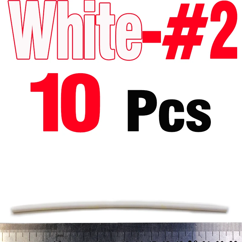 10PCS White Size 2 MNFT 10 шт. поплавок для рыбалки DIY Изготовление 2,5-4,5 мм высокой плотности цилиндр пена с центральным Отверстием Карп Снасти трубчатые поплавок рукав - Цвет: 10PCS White Size 2