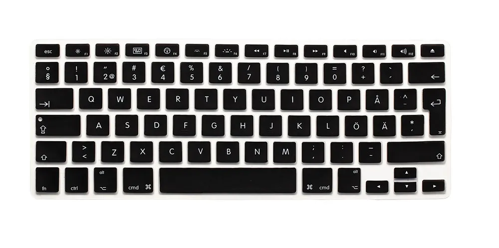 Шведская буква силиконовая ЕС/Великобритания крышка клавиатуры защитная пленка