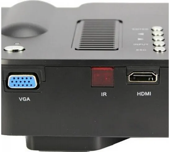 Unic UC28 светодиодный мини-проектор Full HD 400 люмен 480x320 пикселей 0 9-3 м домашний ТВ