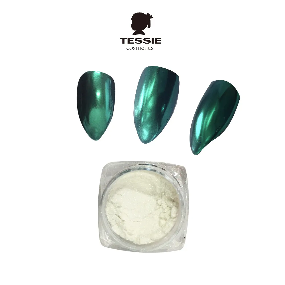 Tessie shop, золотой пигмент для ногтей в виде русалки, хромовые шпильки, для дизайна ногтей, пигмент для ногтей в виде русалки