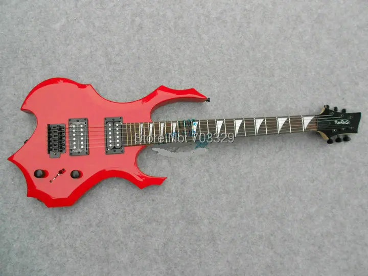 Лидер продаж электрогитара с пламенем популярная модель гитары бесплатная