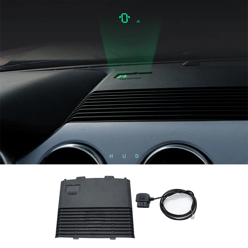 QHCP автомобильный HUD Безопасный диск дисплей Refkecting лобовое стекло дисплей экран проектор наклейка подходит для Ford Mustang