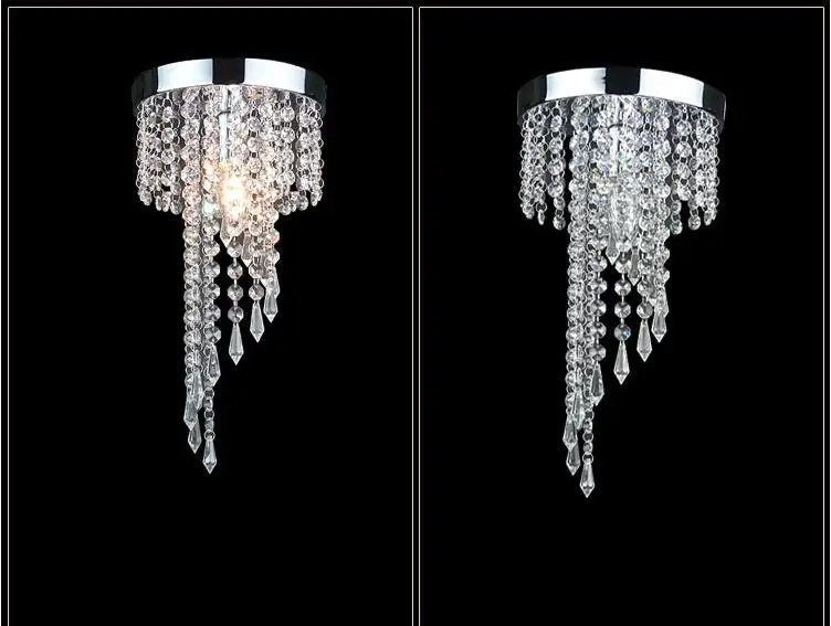 Бесплатная доставка дешевая хрустальная люстра Dia20cm H34cm для коридора|crystal