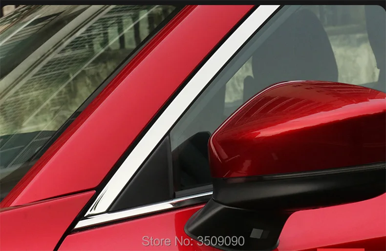 Накладка на окно автомобиля для Mazda CX-5 CX5 KF хромированные полосы наружное украшение декоративная накладка полоски ремонт автомобильные аксессуары