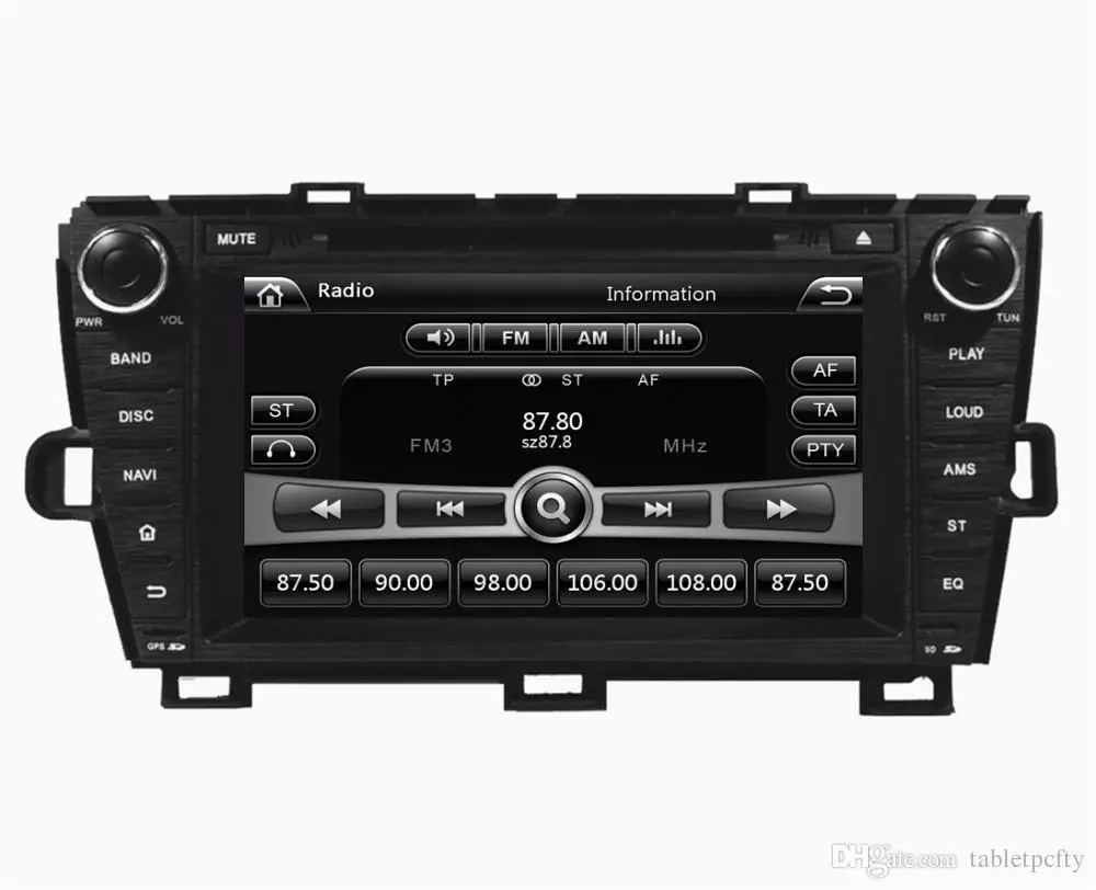 8 &quotавтомобильный DVD плеер с GPS (опционально) аудио Радио стерео BT/TV головное