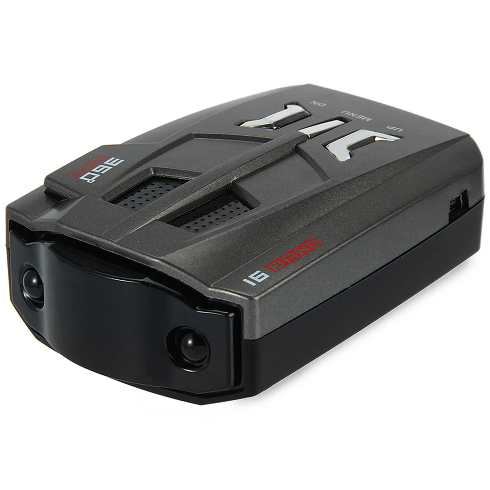 V9 Car Radar Detector 360 Degrees 16 Band With LED display Russia / English Voice Alert Warning car alarm system | Автомобили и