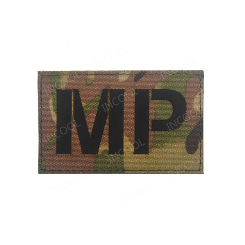 MP военный ПВХ патч с вышивкой Тактические декоративные патчи боевой