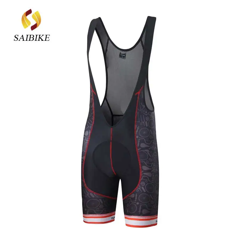 SaiBike Culotte Ciclismo мужские летние брюки Ciclista Tirantes Triathlon Pantalon Hombre одежда для горного велосипеда велосипедные шорты - Цвет: s1643bp
