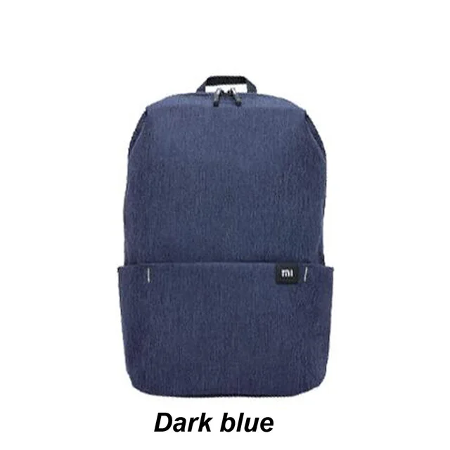 Dark Blue Рюкзак Xiaomi mijia 10L, сумка для спорта и отдыха, нагрудный рюкзак, сумка-светильник, небольшой размер, рюкзак унисекс - Цвет: Dark Blue