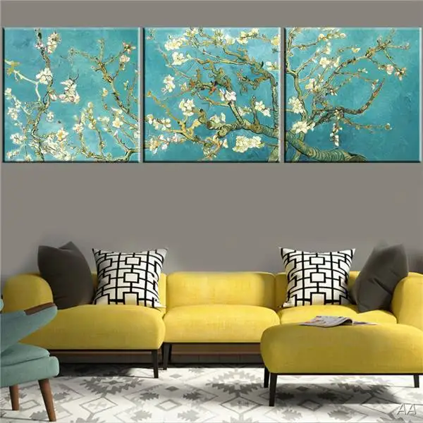3 шт. настенные картины Ван Гога на холсте без рамки|paint on canvas|canvas paintpainting van gogh |
