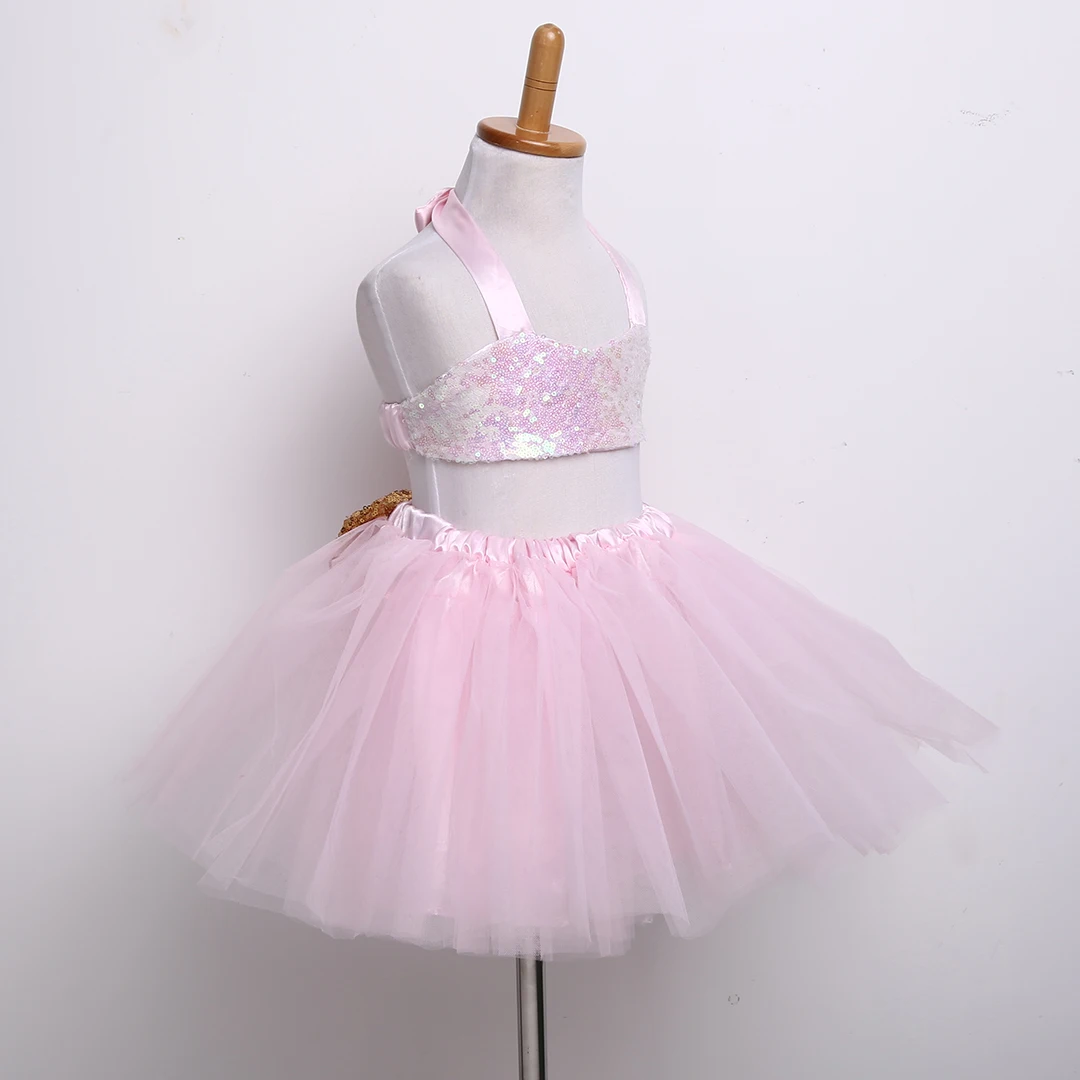 Комплект из 2 предметов летняя юбка для маленьких девочек комплект одежды