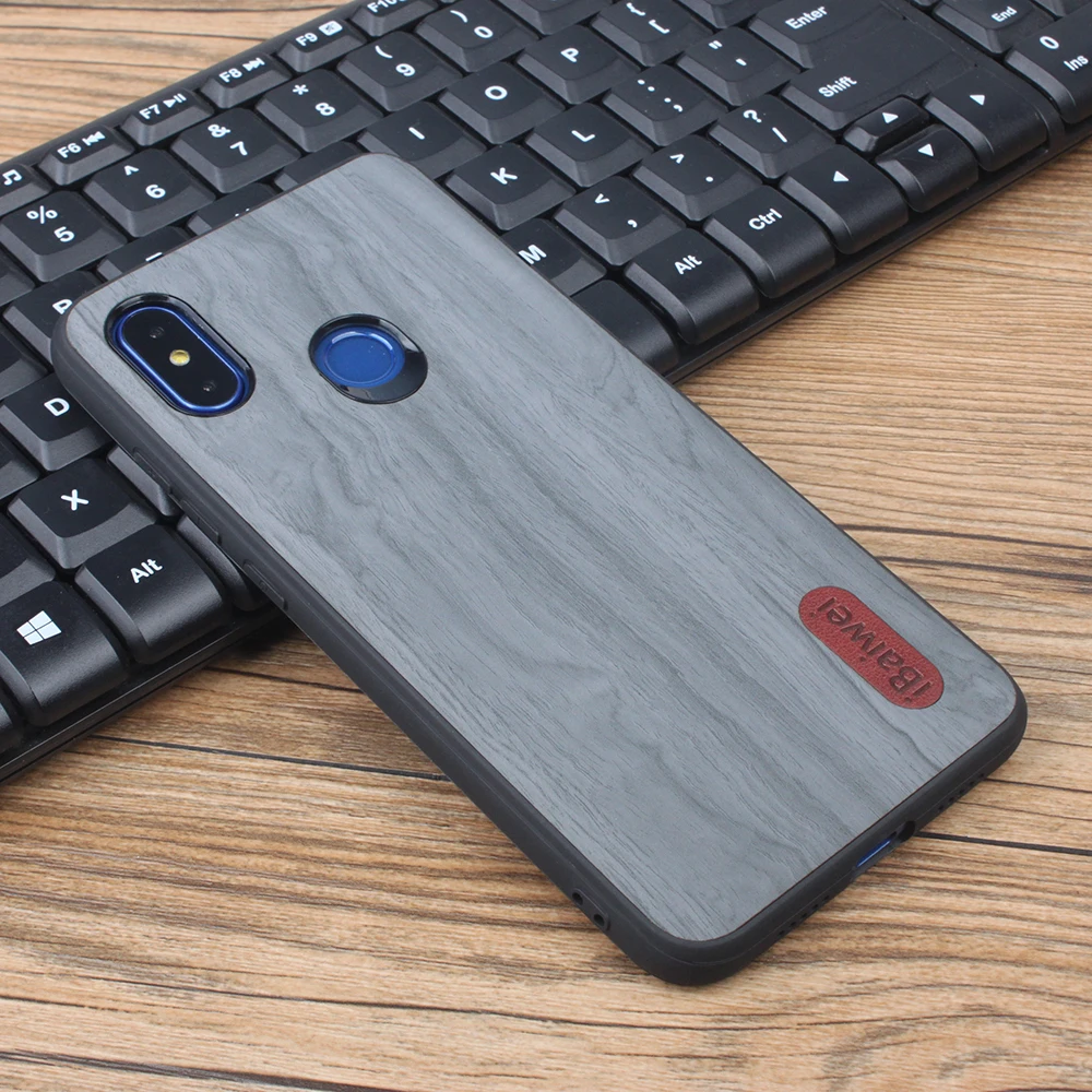 For Xiaomi Mi 8 9 SE Wooden Design Case Lite TPU Silicone Material With PC Wood PU Leather Skin Cover Explorer |