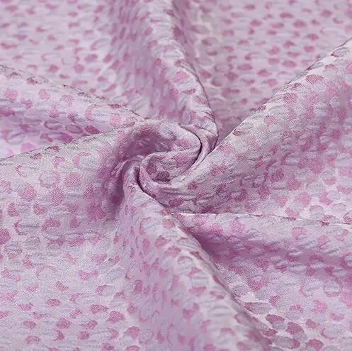Очень красивая розовая модная импортная стерео жаккардовая ткань оригинальная