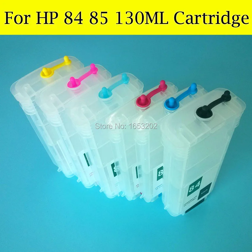 BOMA.LTD Empty Refill Ink Cartridge For HP 85 HP84 With Auto Reset Chip For HP Designjet 90/30/130 Printer