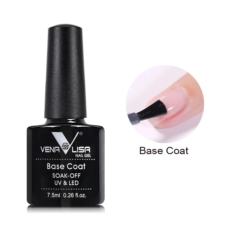 Base coat 1 шт VENALISA эмаль для ногтей Горячая Фабрика canni Дизайн ногтей салон маникюр лак для творчества впитывающийся органический УФ-гель лак - Цвет: Base coat